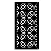 POLESTAR - Pannello in PVC traforato - Parasole Misura: 98x198 cm, Colore: nero