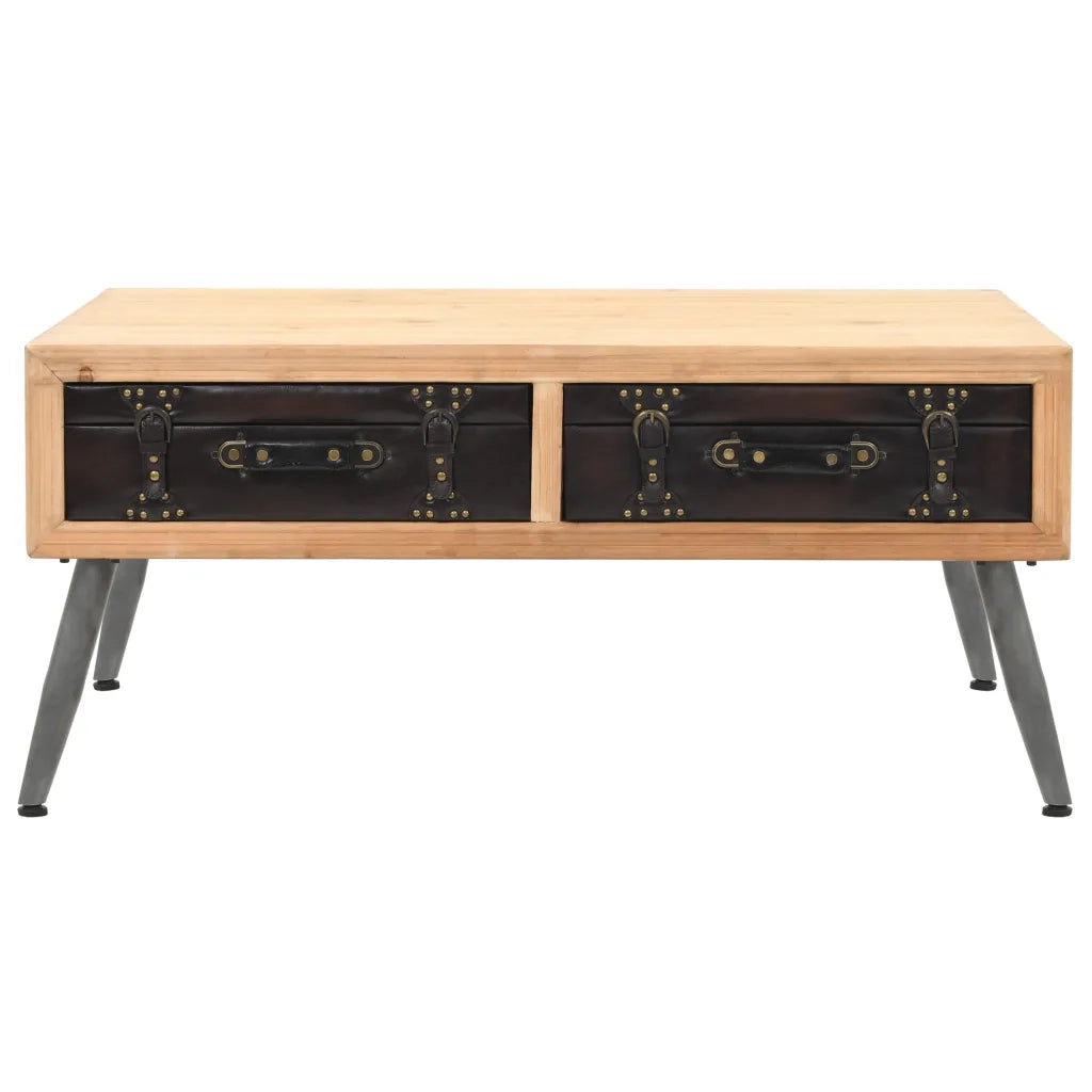 Tavolino da CaffÃ¨ in Legno Massello di Abete 115x55x50 cm cod mxl 8947
