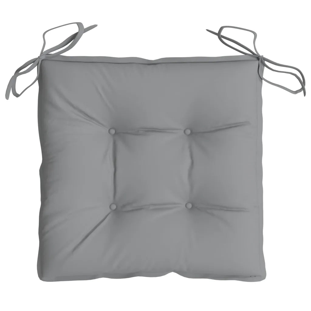 Cuscini per Sedie 2 pz Grigi 50x50x7 cm in Tessuto