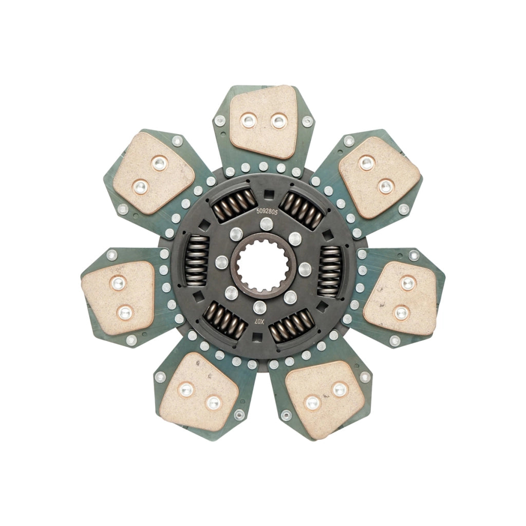 Diametro esterno disco frizione 310 mm, interno 1-40 mm, interno 2-45 mm, 16 scanalature per Fiat, New Holland OEM 5167936