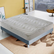 Materasso Matrimoniale 160x200 Alto 25 cm - Aloe Vera – Ortopedico – Alta densità – Onda Massaggiante - Massimo Comfort
