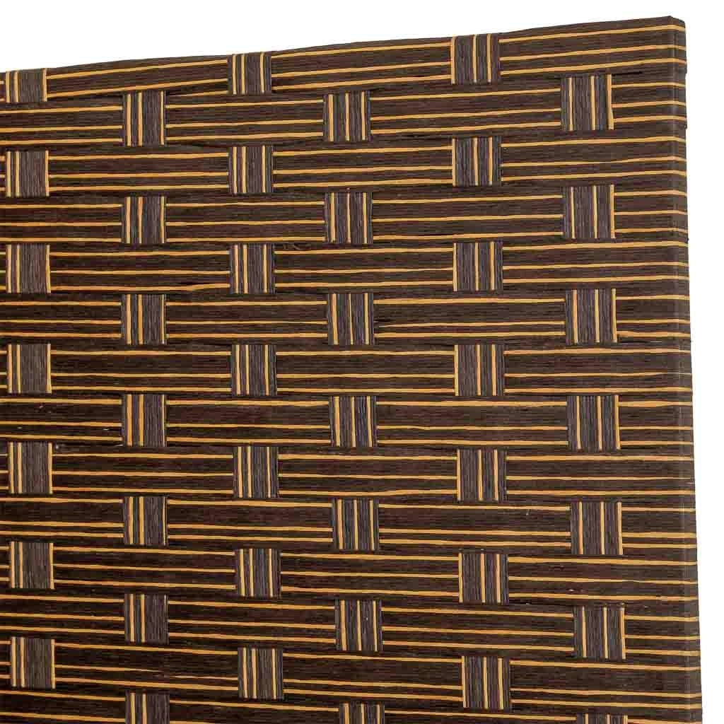 Paravento in carta intrecciata 4 pannelli 50(x4)x3x180h cm