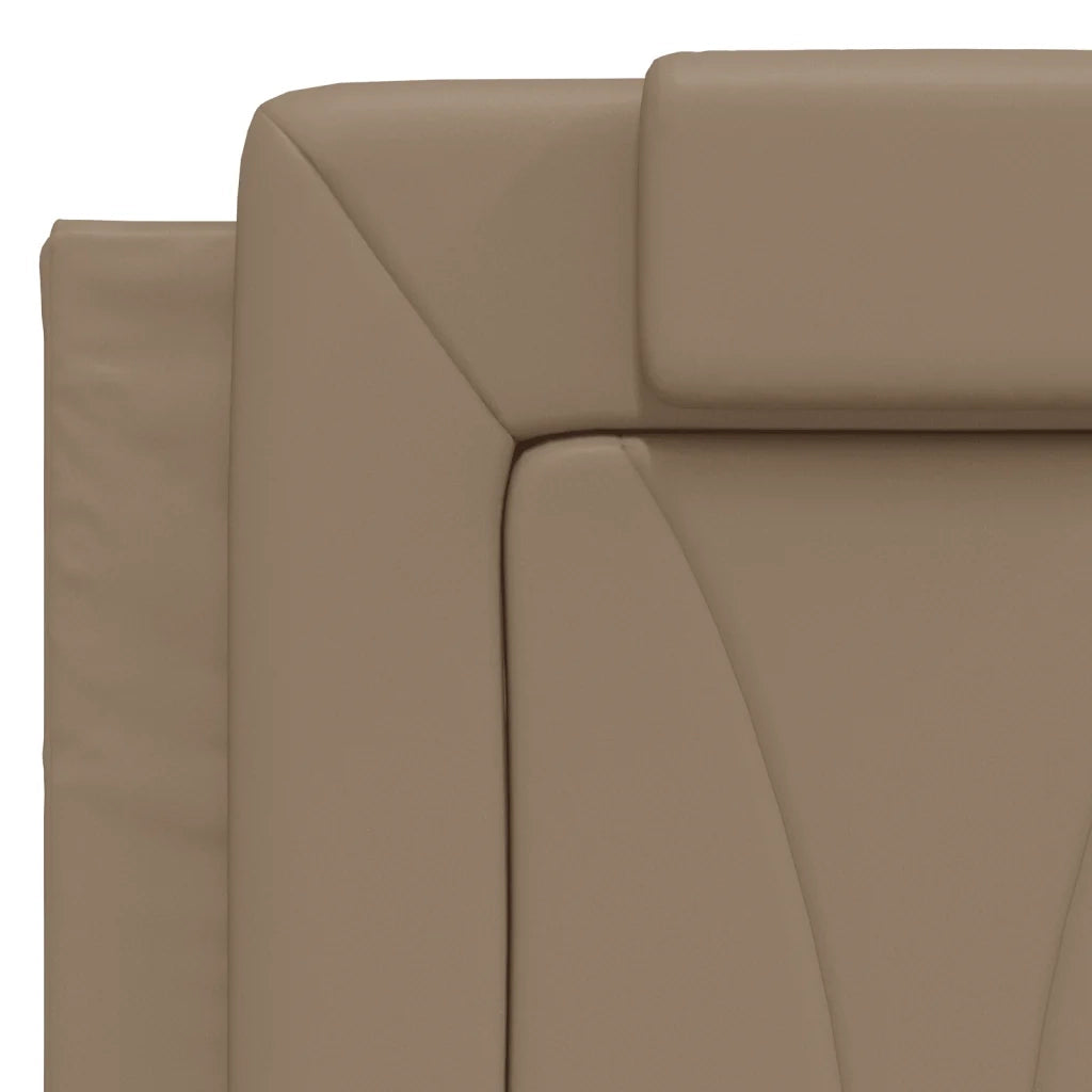 Cuscino Testiera Viana Cappuccino 120 cm in Similpelle 374785