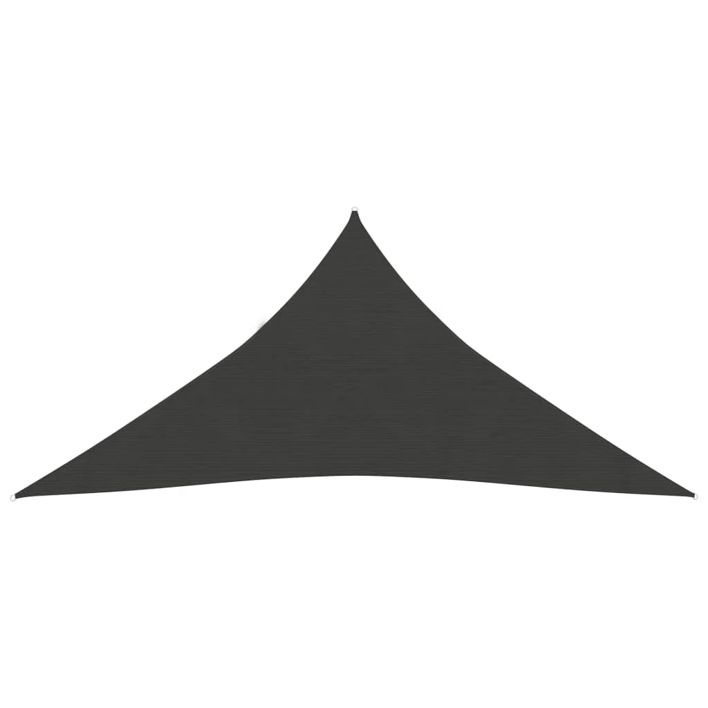 Vela ombreggiante/ombrellone 160 g/m² antracite 4 x 5 x 5 m HDPE 02_0008936