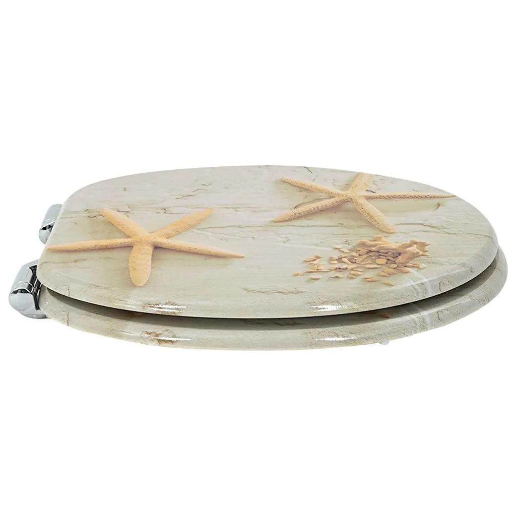 Sedile per toilette con chiusura morbida Giallo e Bianco CFW4438025