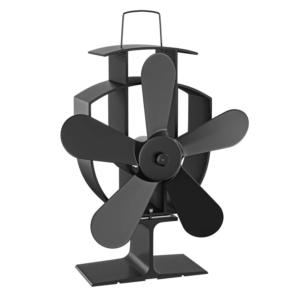 Ventilatore per stufa a legna camino, Ventola con 5 pale, 70-350 °C, funzionamento senza elettricità