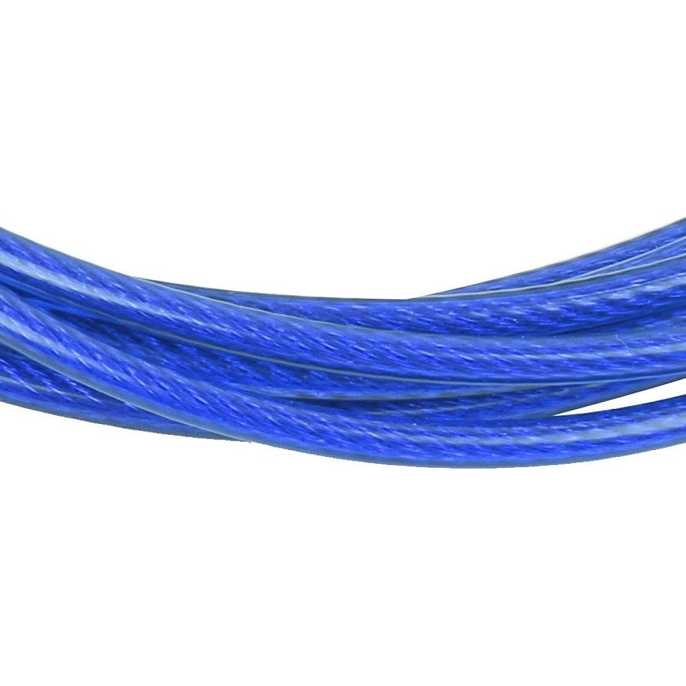 Trade Shop - Corda Per Saltare 3 Mt Pvc Lega Di Allumino Antiscivolo Portatile Per Fitness -