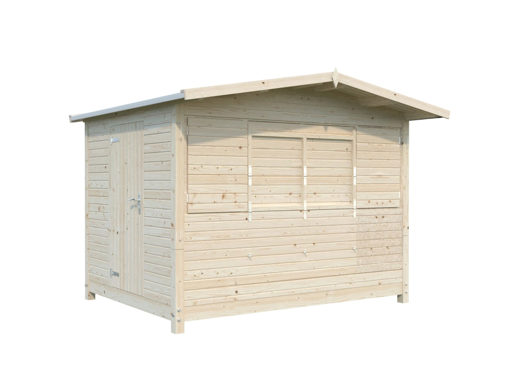 Chiosco in legno non trattato Marian pieghevole 298X228