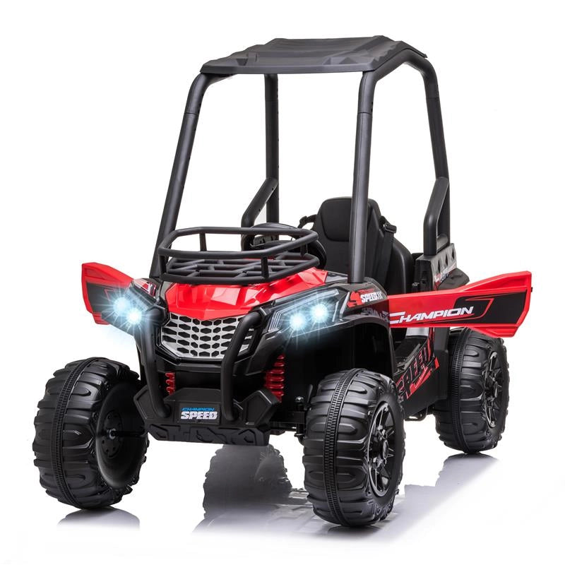 MACCHINA ELETTRICA PER BAMBINI 3-8 ANNI ELETTRICO MINI ROSSO E NERO