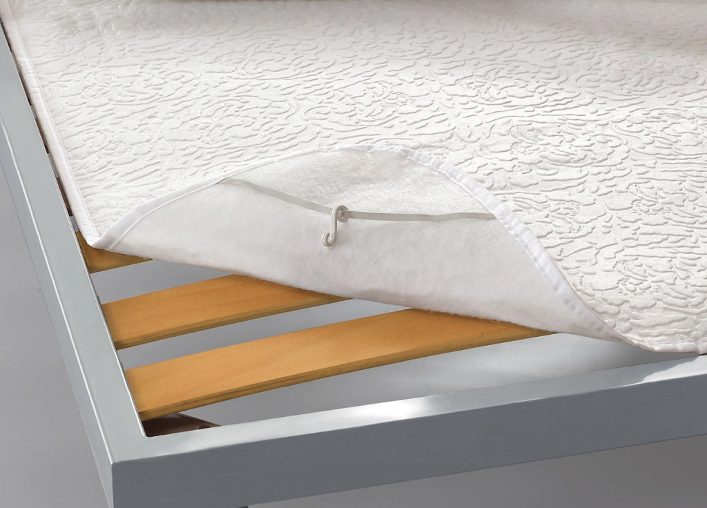 Coprirete Alba Protezione Rete Letto Made Italy In 100% Poliestere - Singolo - Coprirete Alba
