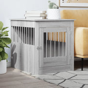 Gabbia Cani Arredamento Grigio Sonoma 64,5x80x71cm Multistrato 838335