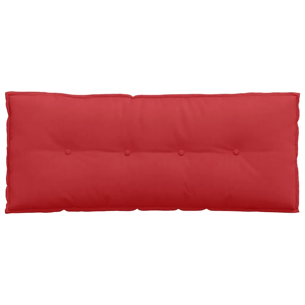 Cuscino per Schiena Rosso 120 x 19 x 50 cm Tessuto