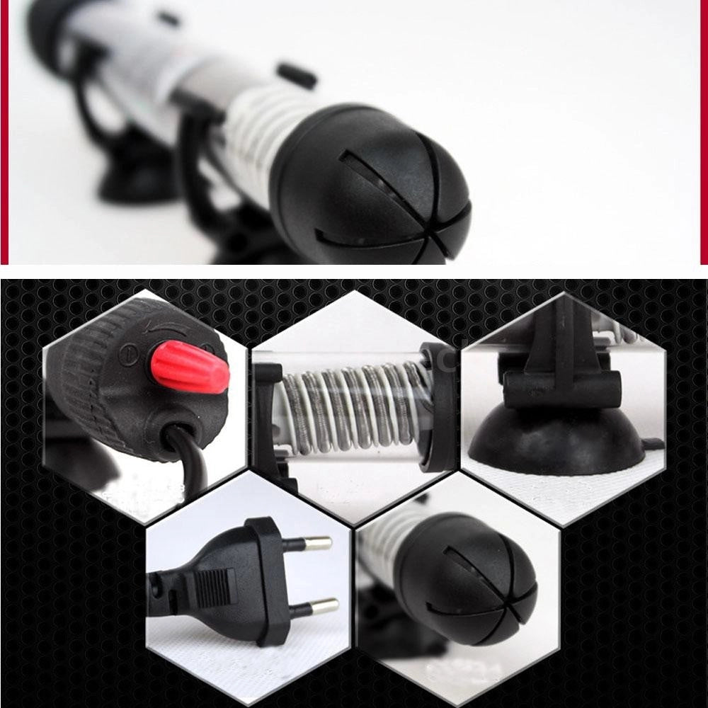Trade Shop - Riscaldatore Termostato Per Da Acquario Regolatore Temperatura 25-50-75-150-200w -  100 Watt