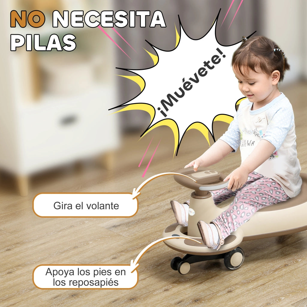 Correpasillos Wiggle con Corda Trazione ¨C Minimal ¨C Verde 69x31x69 cm