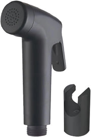Bidet douchekop in acciaio inossidabile per il bagno | Maniglie per doccia con supporto per douchekop | Ideale per bidet douchekop (stile 2, nero)