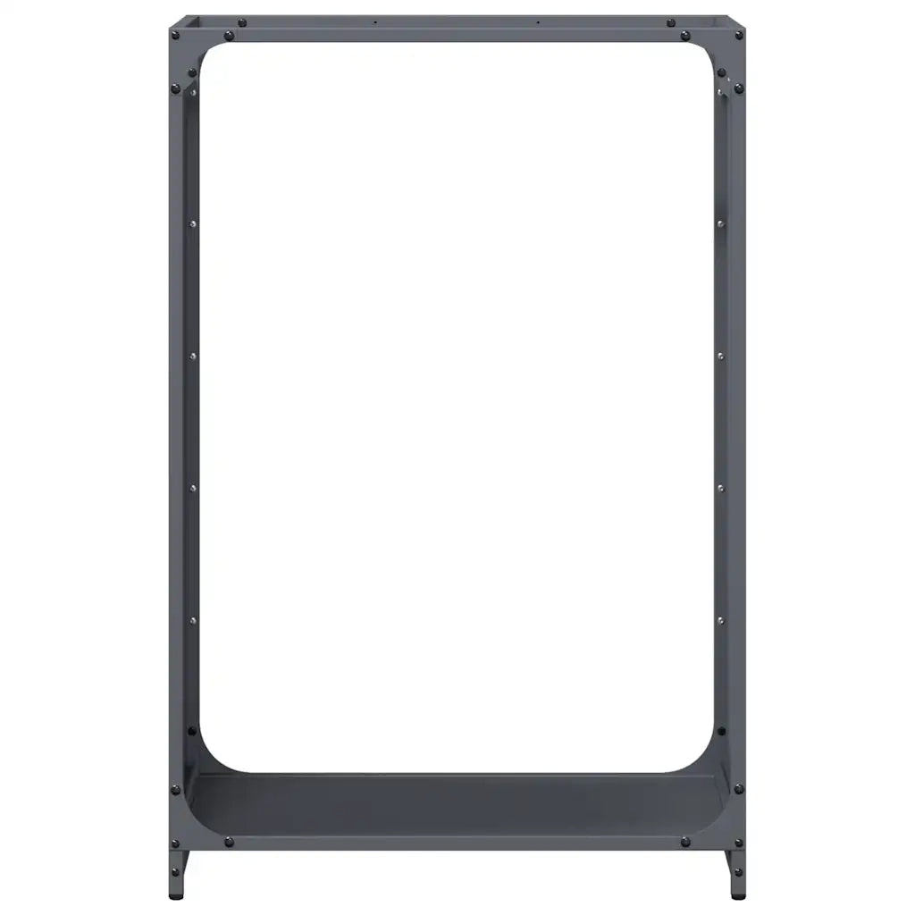 Rastrelliera per Legna da Ardere Antracite 60x28x90 cm CFW9215661