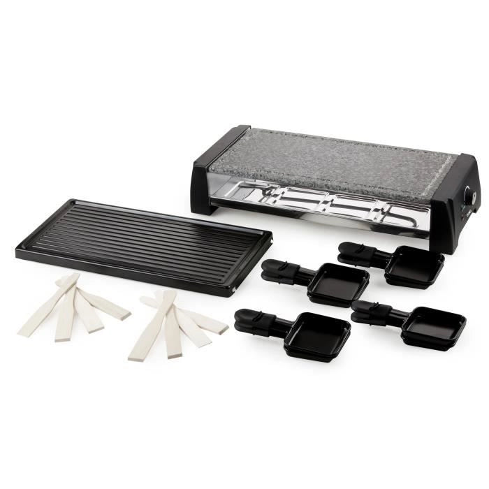 DOMO DO9189G Raclette apparecchio 8 persone - Nero