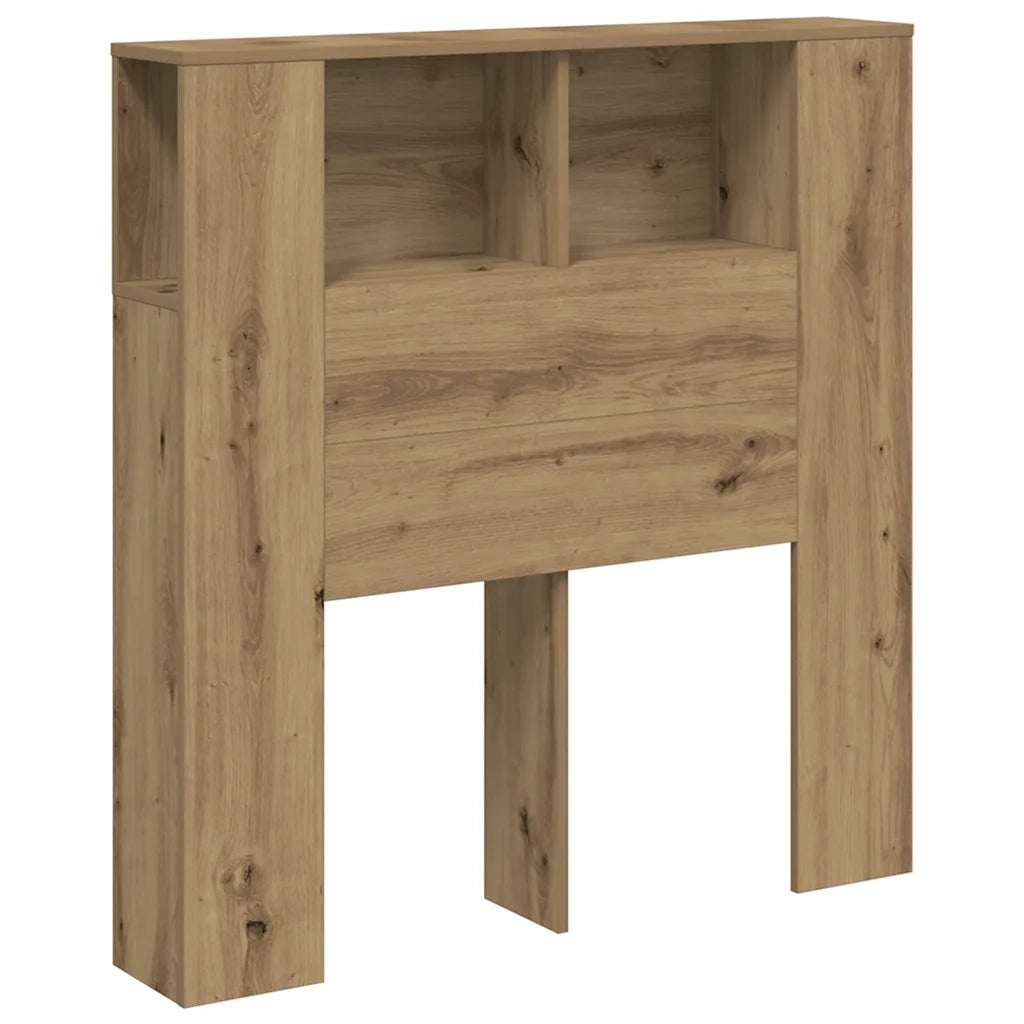 vidaXL Testiera con Contenitore Artigianale 100x18,5x102,5cm Multistrato