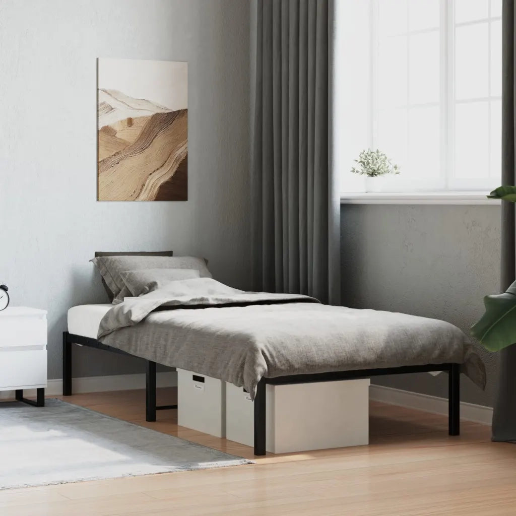 Giroletto in Metallo Nero 90x190 cm 373647