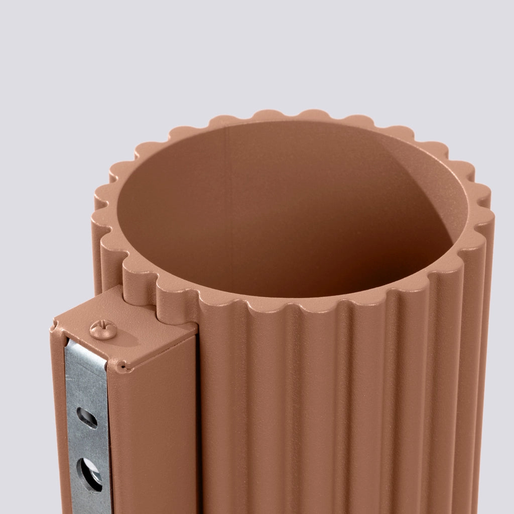 Applique moderna mocca tubo 10cm su-giù G9 10W VISTAO