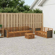 Set divani 8 pz Legno di Acacia Massello 3384105