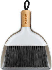 Set di scopatura e rastrellamento con manico in bambù - set di stoffe e metallo per uso domestico - set di pulizia per veicoli