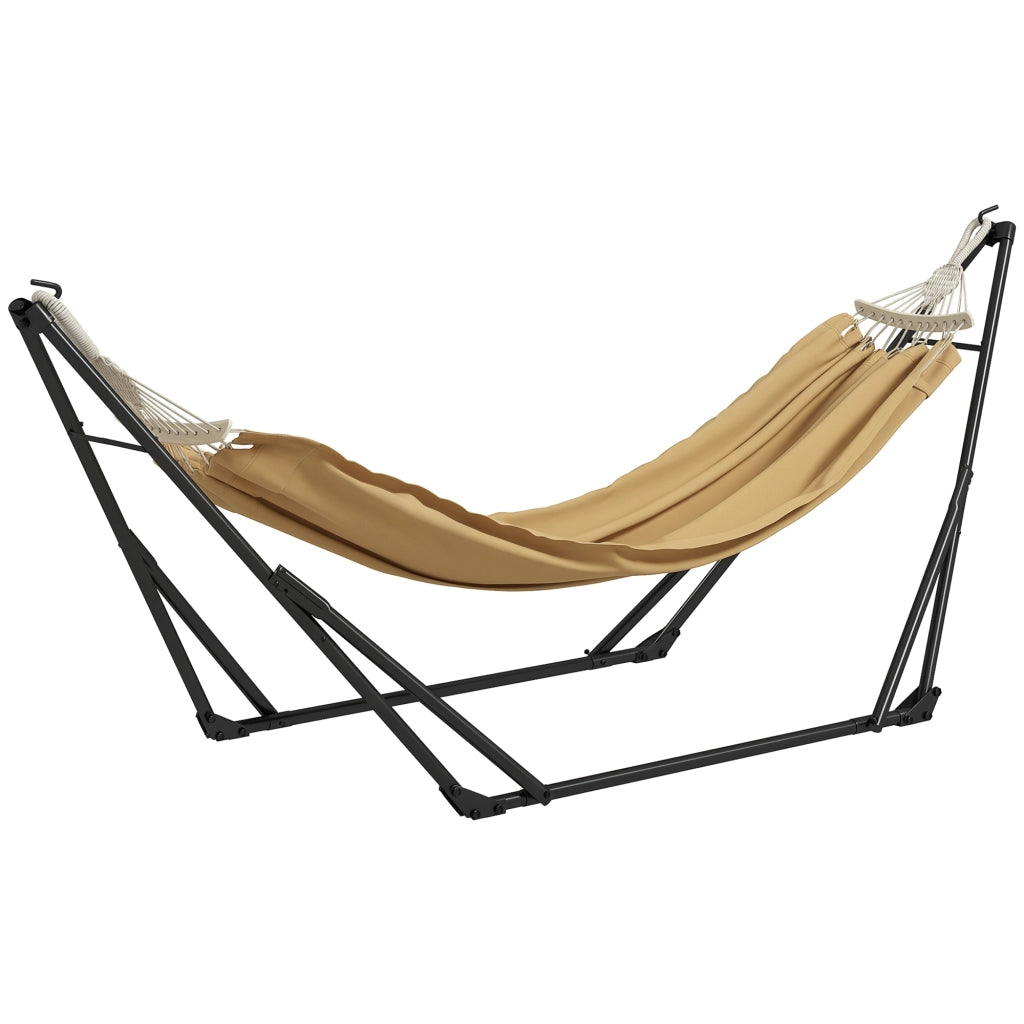 Amaca pieghevole con sospensione ¨C zephmum ¨C kaki 263x89x100 cm