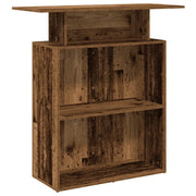 Banco Reception | Scrivania | Tavolo da Ufficio Legno Antico 100x40x104 cm Legno Multistrato
