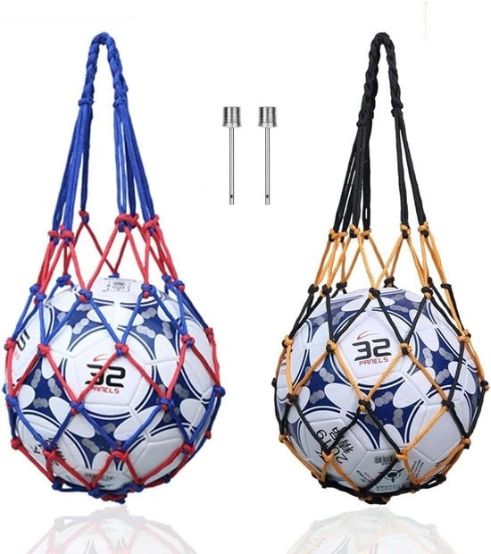 Set di reti per pallavolo e pallacanestro - borse e reti portatili - rete sportiva robusta con maniglie - comoda per 2 pezzi