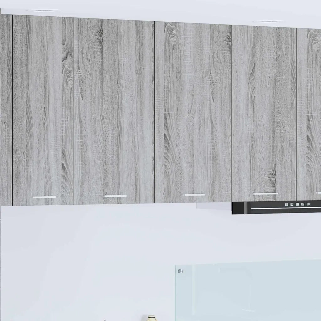 Armadio pensile Grigio Sonoma 80 x 31 x 80 cm Legno multistrato