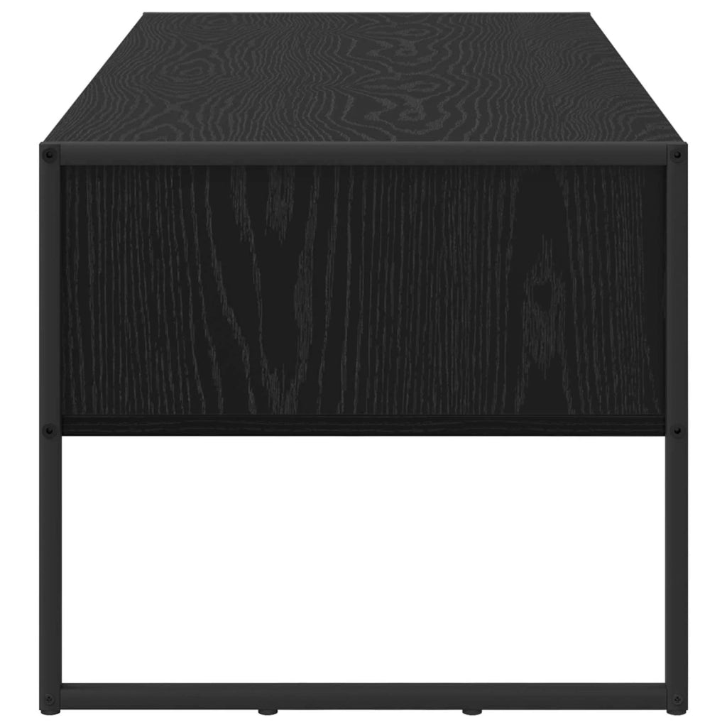 Tavolino da salotto | Tavolino da caff¨¨ | Tavolino da Soggiorno con cassetto Rovere Nero 100 x 46 x 40 cm