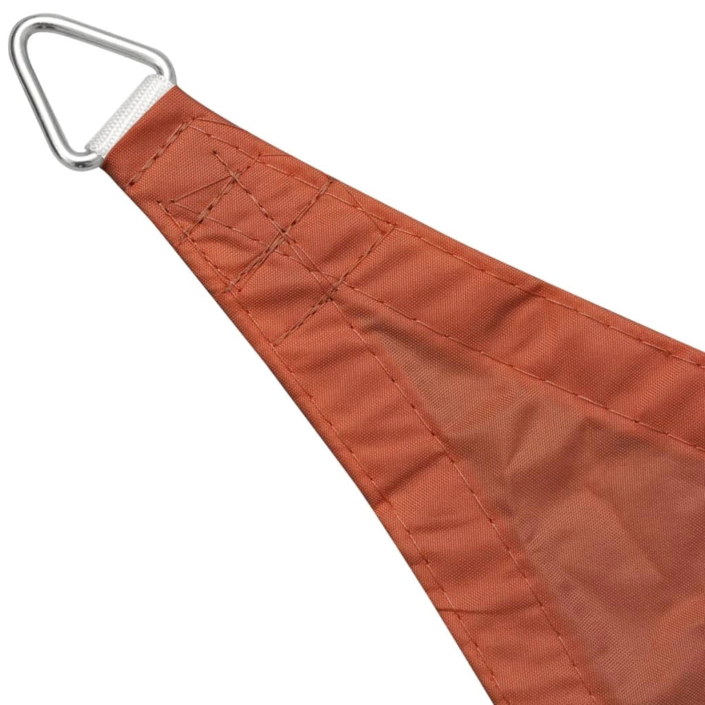 Vela ombreggiante/ombrellone rettangolare in tessuto Oxford 2 x 4 m marrone ocra 02_0008662