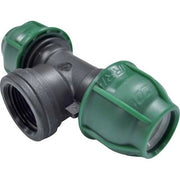TEE A COMPRESSIONE FILETTO FEMMINA PN10 - MM 16X1/2F- 10 pezzi