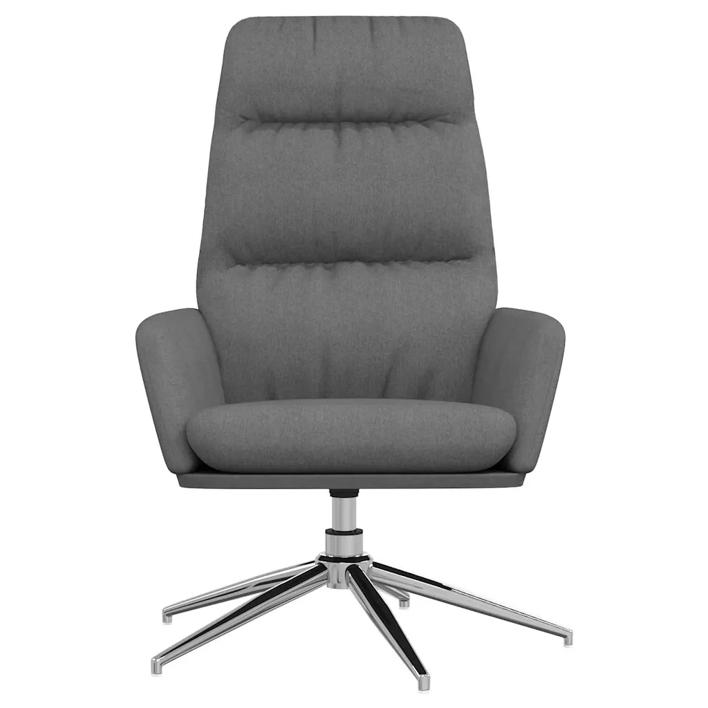 Divano Sedia-Poltrona Relax Grigio Chiaro in Tessuto 193329
