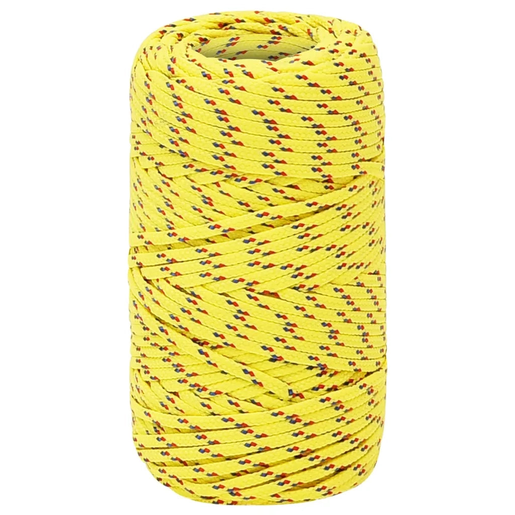 Corda Nautica Gialla 2 mm 100 m in Polipropilene