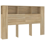 Testiera | Testata con Scomparti Rovere Sonoma 160x18,5x104,5 cm