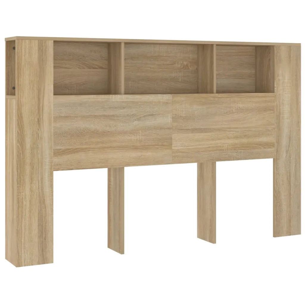 Testiera | Testata con Scomparti Rovere Sonoma 160x18,5x104,5 cm