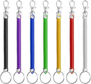 Anello a spirale per chiavi - Chiodi allungabili in plastica clorurata - 7 pezzi - Colore plastico