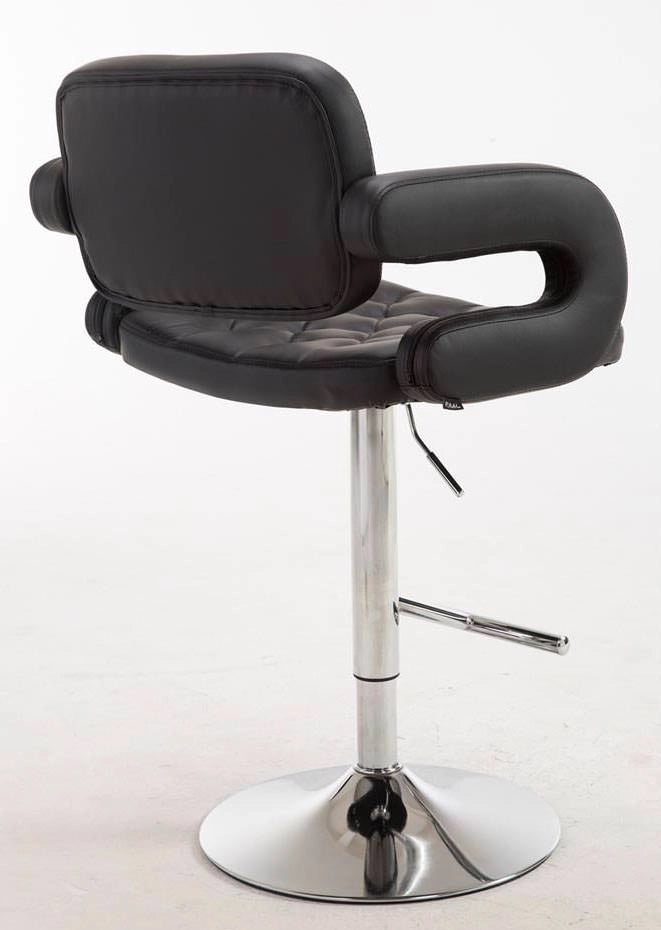 Set 2 Sgabelli Design Dublin In Similpelle nero