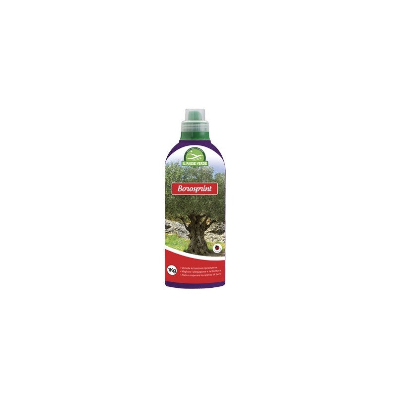 Concime liquido Borosprint 1kg – Agribios – Apporto di boro per fioritura e allegagione – H16006