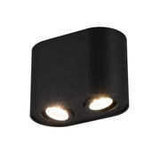 Faretto da soffitto Trio COOKIE nero 2 luci GU10 orientabili