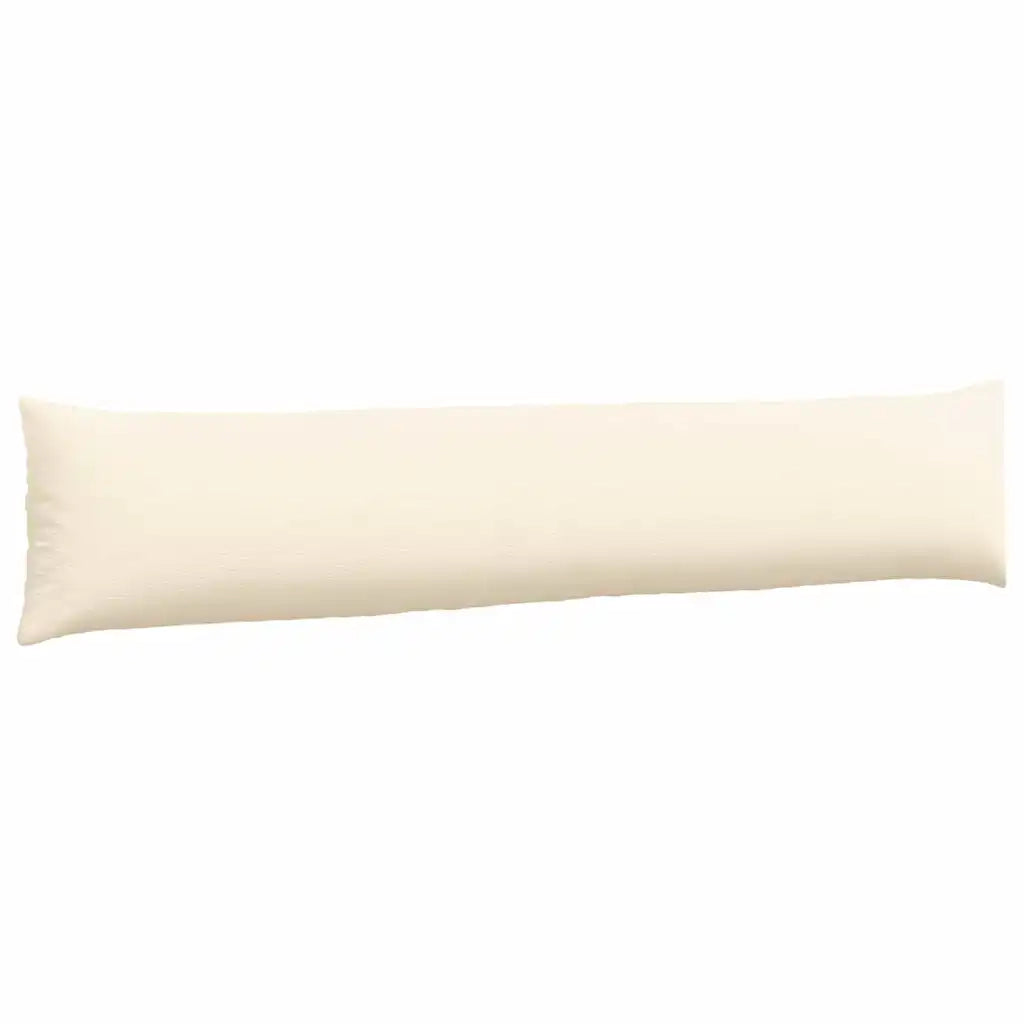 Cuscini da Divano 2 pz | Cuscini per sedie Crema 200 x 40 cm Tessuto in Cords