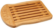 Piastra per tagliare il pane in bambù - beige - 34x26cm