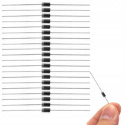 Diodo Raddrizzatore 1N4007 – 1000V 1A DO41 | Alta Resistenza Sovratensioni | 20 Pezzi per Applicazioni Elettroniche
