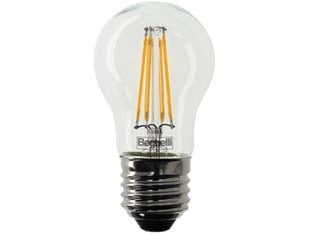 LAMPADA FILO LED SFERA ZAFIRO E27- - 6w - 4000°K naturale - 810 lm - 45x76h - 4 blister BEGHELLI