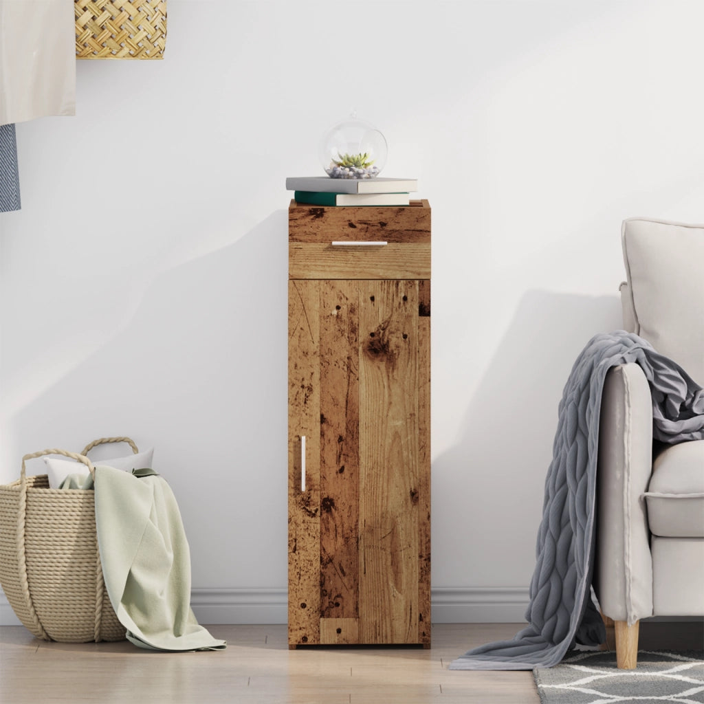 Credenza in Legno Vecchio 30x42,5x93 cm in Legno Ingegnerizzato