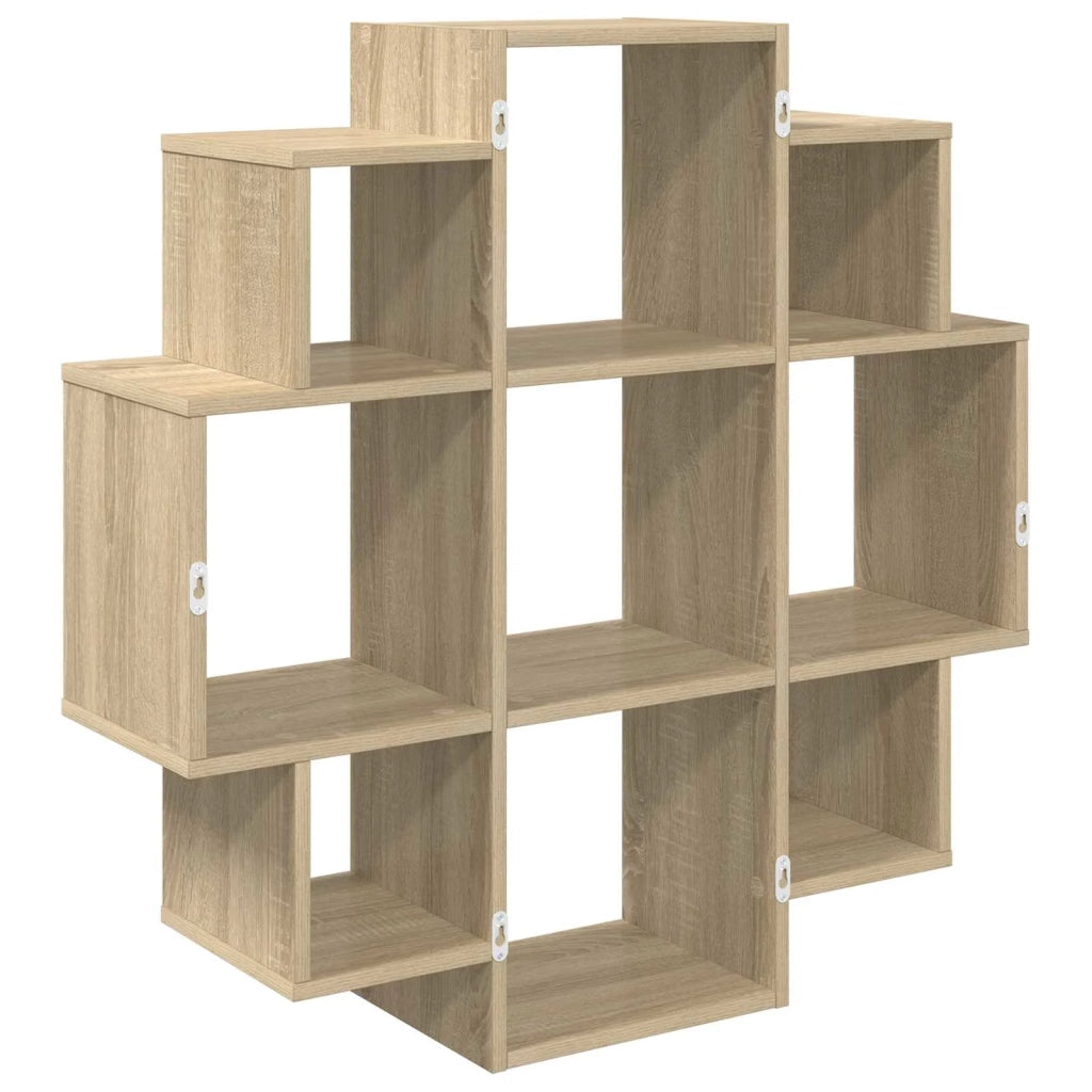 Scaffale da parete Rovere Sonoma 90 x 25 x 90 cm 8012174