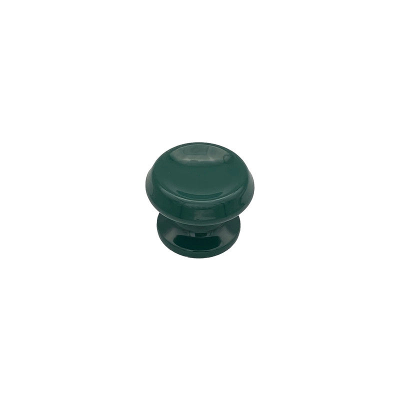 Pomolo fisso per porta SAGUATTI 866/60SB in alluminio verde lucido