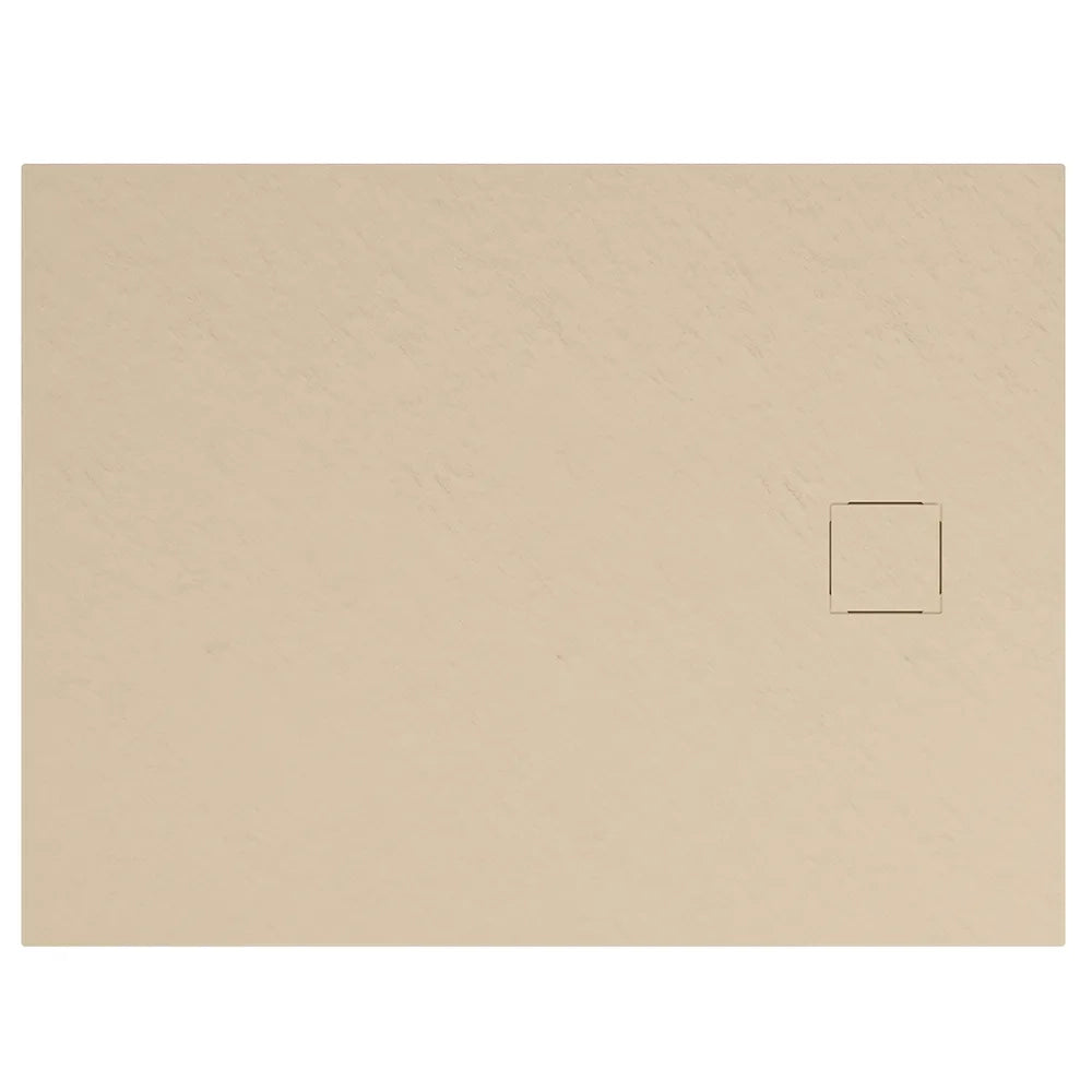Piatto doccia 70x140 cm colore avorio effetto pietra | Samos