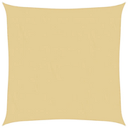 Vela Parasole | Telo Ombra | Vela da ombra Sabbia 4x4 m 100% Poliestere Oxford